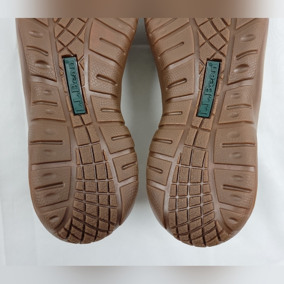 LL Bean Canvas Mule Shoes Womens 7.5M Khaki-Green - Picture 11 of 12